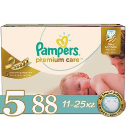 PAMPERS Подгузники Premium Care Junior (11-18 кг) 88 шт.