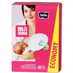Bella Прокладки для кормящих мам на липучке 60 шт