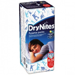 Huggies Dry Nites Large Boy, трусики для возраста от 8 до 15 лет, с 27 до 57 кг (9 штук)