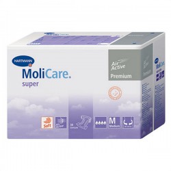 Подгузники MoliCare Premium super soft размер М (30 шт) Окружность талии/бедер: 90 - 120 см