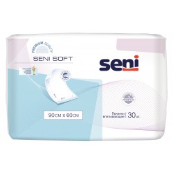 Пеленки Seni Soft (Сени Софт) размер 60х90 см, впитываемость 1500 мл (30 штук)
