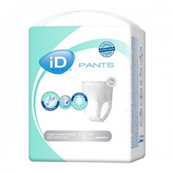 iD NEWТрусы для взрослых iD Pants Basic L  100 - 135 см (10 шт)