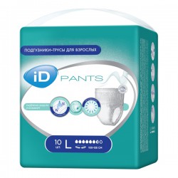 iD Трусы для взрослых Pants L 100 - 135 см (10 шт)