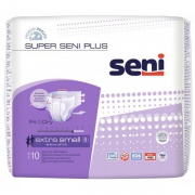 Подгузники Super Seni Plus 0 extra small ночные, талия 40-60 см (10 шт)