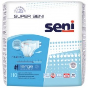 Подгузники Super Seni 3 large дневные, талия 100-150 см (10 шт)