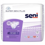 Подгузники Super Seni Plus 3 large ночные, талия 100-150 см (10 шт)