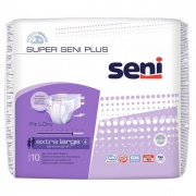 Подгузники Super Seni Plus 4 extra large ночные, талия 130-170 см (10 шт)