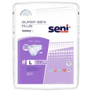 Подгузники Super Seni Plus 3 large ночные, талия 100-150 см (30 шт)