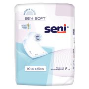 Пеленки Seni Soft 60-90 см, впитываемость 1500 мл (5 шт)