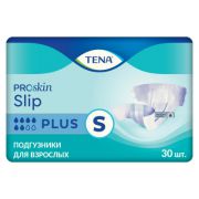 Подгузники TENA Slip Plus S объем талии 60-80 см (30 шт)