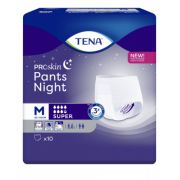 Подгузники-трусы TENA Pants Night Super Medium, объем талии 80-110 см (10 шт)