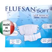 Подгузники для взрослых Flufsan Soft Night Medium, обхват талии (80-115 см) 15 шт