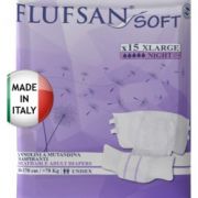 Подгузники для взрослых Flufsan Super Night Extra Large, обхват талии (120-170 см) 15 шт