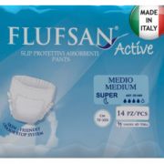 Подгузники-трусы Flufsan Active Super Night Мedium, обхват талии (70-100 см) 14 шт