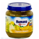 Пюре Хумана Груша-Манго с 6 месяцев (125  г.)